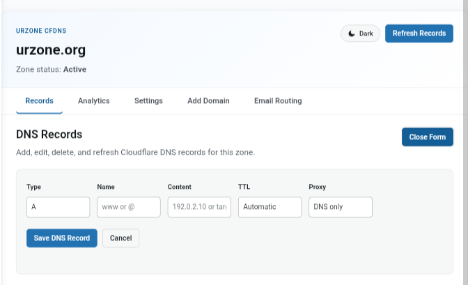 CFDNS (1 site)